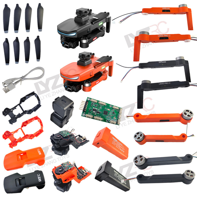 A full set of L800 Pro2 UAV fan blade model aircraft battery receiving board and other accessories