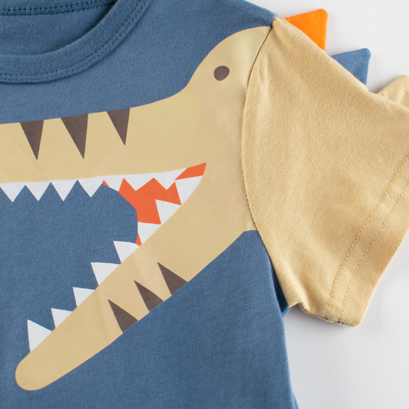 Ropa infantil estilo coreano 27kids al por mayor, camisetas de manga corta para niños, nueva moda de verano 2025, envío directo de una sola pieza