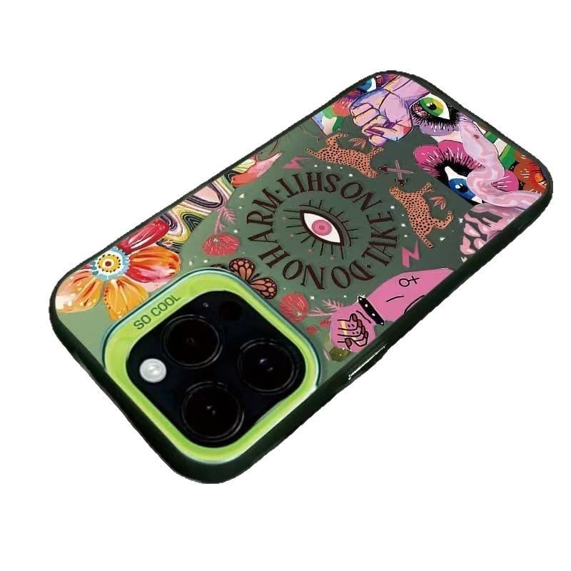 El nuevo ojo de leopardo es adecuado para la funda del teléfono móvil iphone16 Apple 15promax/14/13pro/12 Europa y América 11