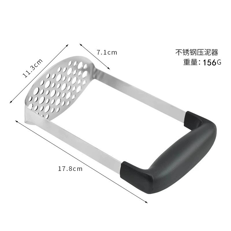 ステンレス泥圧器商用キッチン多機能マッシュポテト粉砕器専用泥圧器工具が国境を越えて人気がある