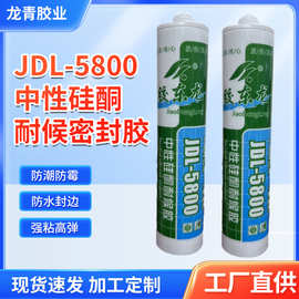 厂家批发 JDL-5800中性硅酮耐候胶水品质保障玻璃胶一件代发