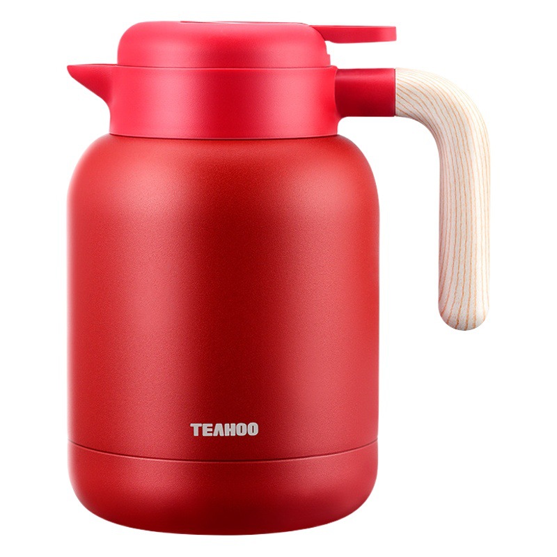 Qihu Thermos Water Kettle Large Capacity 316 Stainless Steel Thermos Water Kettle 2 Liters Household Thermos Water Kettle Stewed Teapot with Engraving