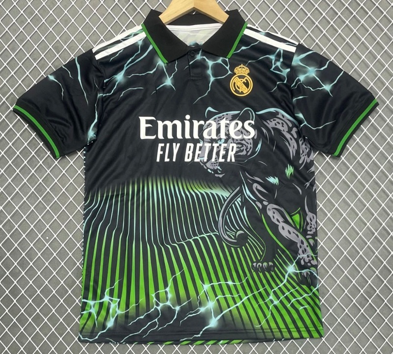 新款足球服2526皇马巴西特别版短袖跨境t恤 Real Madrid足球衣|undefined
