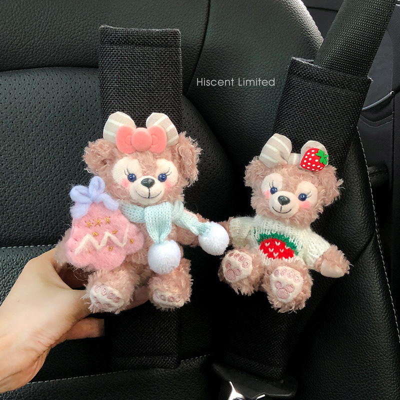 Funda Protectora de Felpa para Cinturón de Seguridad de Auto Decorativa