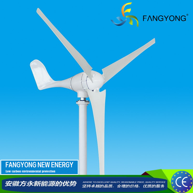 风光互补系统风力发电机铁塔基站监控安防500W36V48V草原牧区养殖