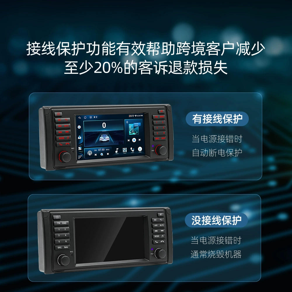 Suitable for 96-07 BMW E53 car Android navigation wireless carplay central control high-definition reversing rear view