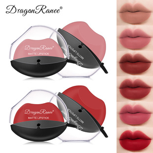 Cross-Border Makeup Lazy Lipstick Lipstick Not Easy to Fade Matte Makeup Effect Matte Lipstick Big Red Lipstick