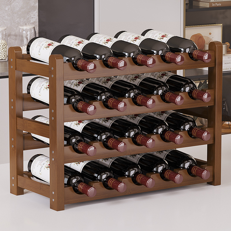 Household Wine Bottle Rack Countertop Storage Rack Wine Rack Wine Rack Desktop Organizer Wine Cabinet Wine Bottle Storage Rack