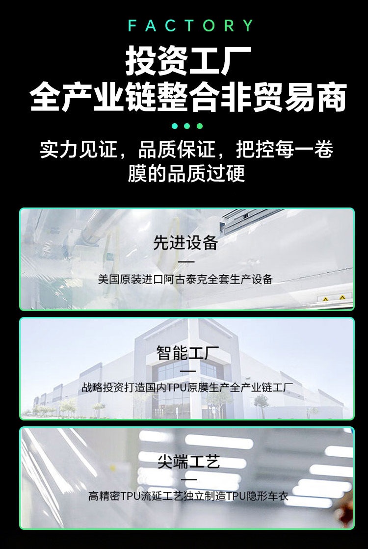 Atx Invisible Car Cover Tpu Full Body Paint Protection Film Matte Anti-Scratch Car Transparent Brightening Film