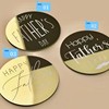 Cross -border Father's Day labeling cake decorate Dad, I love you acrylic paper cup cake decorative cake plug -in