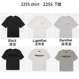 2022SS ����T�� ��ֲ�qESSENTIALS���ƺ�������T-Shirt�羳