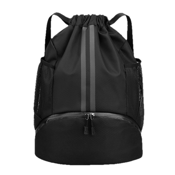 Basketball swimming bag wet and dry separation