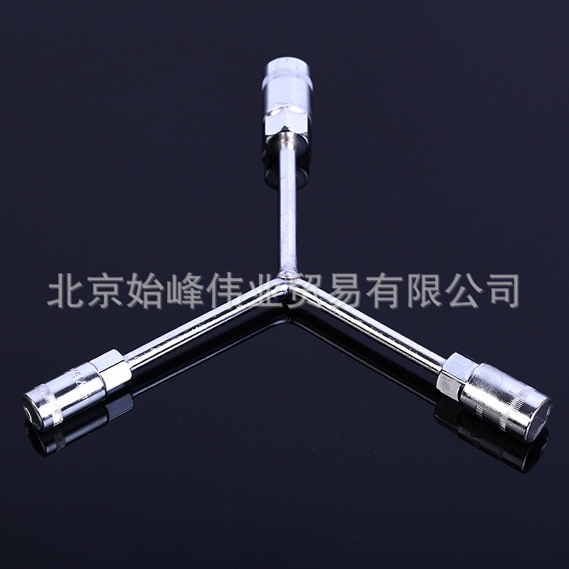铬钒钢套筒三叉扳手加长Y型扳手外六角扳手镀铬三角扳手