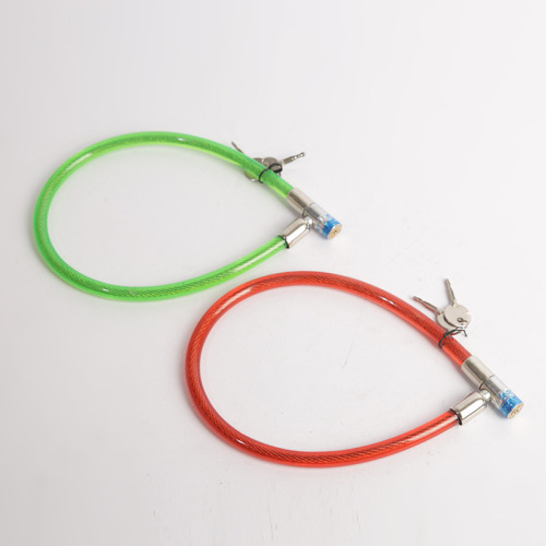 Factory Circle Key Lock Bike Steel Cable Lock Electric Bike Anti-Theft Lock Multiple Specifications Lock Accessories Steel Wire Lock Chain Lock