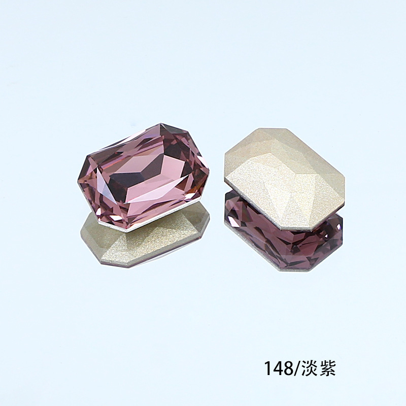 東洲クリスタル14*10長方形八角形ネイルアート尖底ラインストーンK9ガラスラインストーンDIY装飾品アクセサリー衣料品材料|undefined