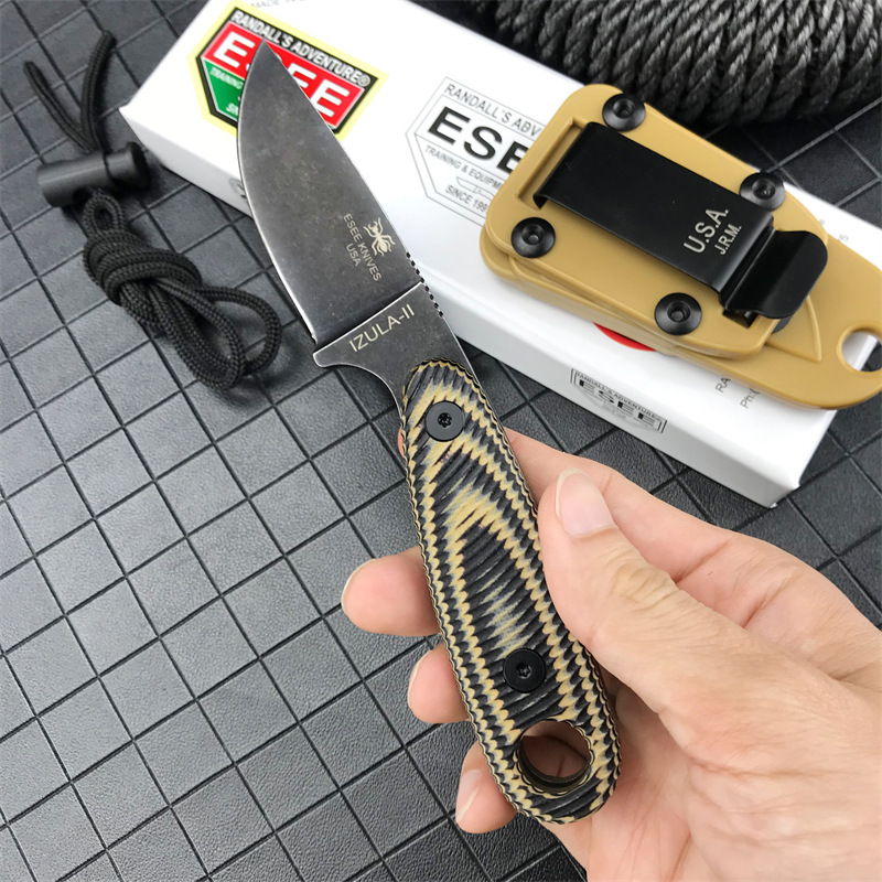 クロスボーダー新型ESEE-IZULAアリジャングル生存刀アウトドア多機能戦術小直刀キャンプ刀|undefined