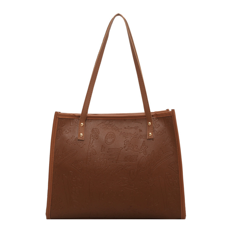 Bolsa de gran capacidad para mujeres otoño / invierno 2022 nueva moda de moda simple atmósfera bolsa de viaje de hombro japonesa bolsa especial