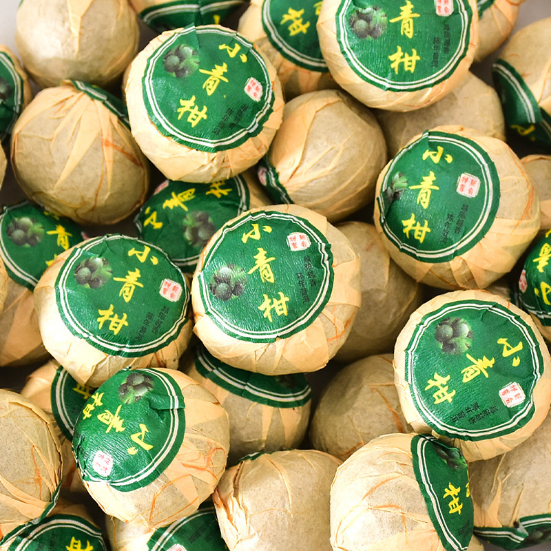 Xinhui Xiaoqinggan Pu'Er Tea, Chenpi Pu'Er Tangerine Tea, Orange Tea, Tangerine Tea 0.5kg Wholesale Bulk