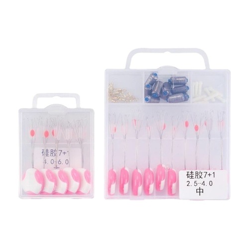 Fishing gear accessories silicone space bean accessories set space bean float seat eight-figure ring set complete combination wholesale