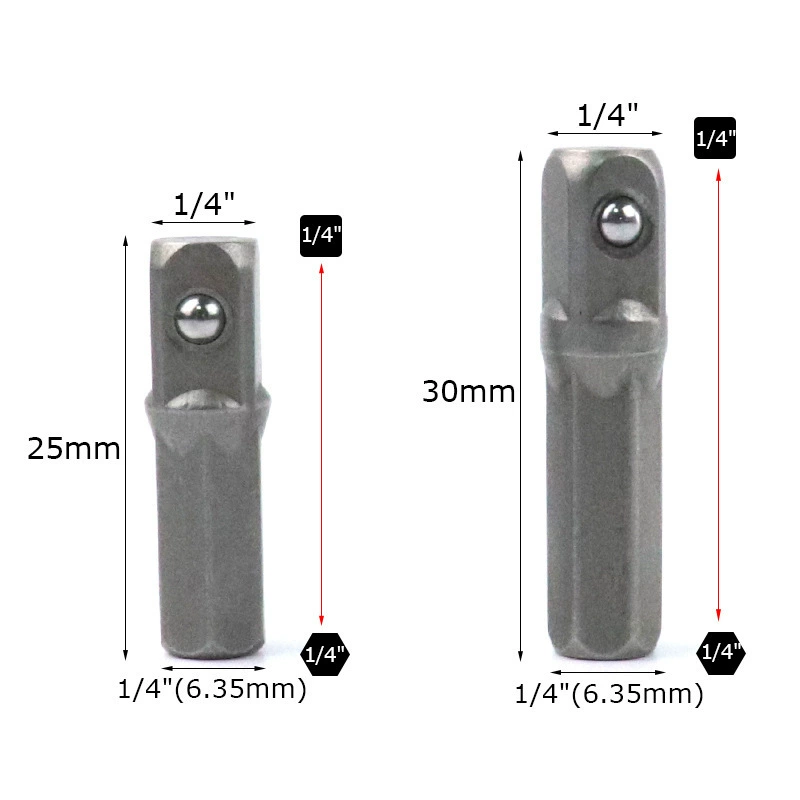 Разъем для переключения рукава 1/4 шестигранная ручка четырехугольного штока