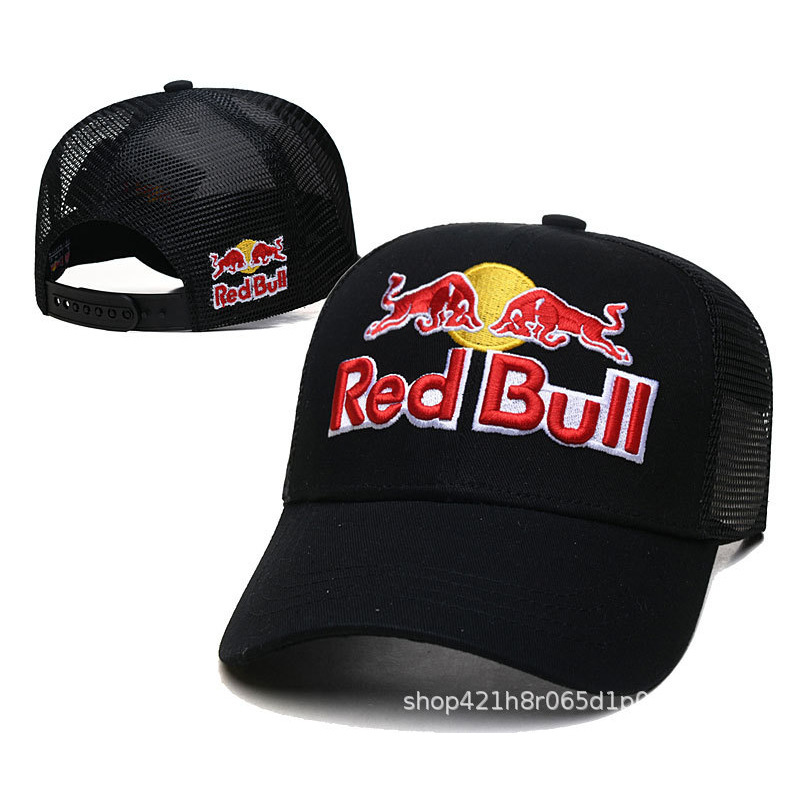 外贸F1红牛车队Red Bull维斯塔潘2025赛季赛车棒球帽弯檐太阳帽子|undefined