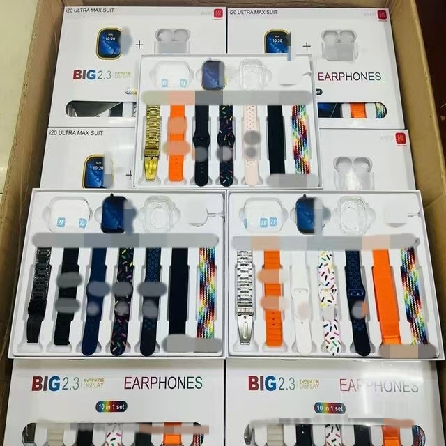 10 in1 suit i20 ULTRA MAX SUIT5 generation Bluetooth headset low power consumption smart watch sports Bluetooth 10 in1 suit i20 ULTRA MAX SUIT5 generation Bluetooth headset low power consumption smart watch sports Bluetooth