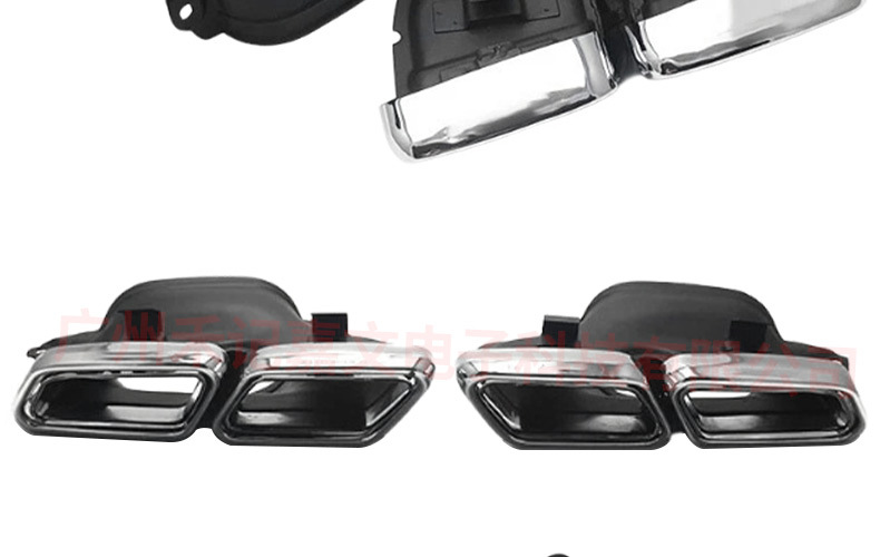 Suitable for Mercedes-Benz Amg E S Class E63 S63 W212 W222 Exhaust Tailpipe Muffler Tail Throat Modification