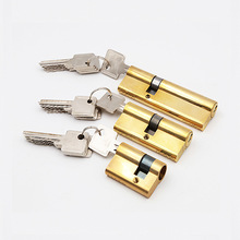 多种型号规格的铜锁芯 安全可靠 室内门插芯门锁锁芯 防盗锁芯