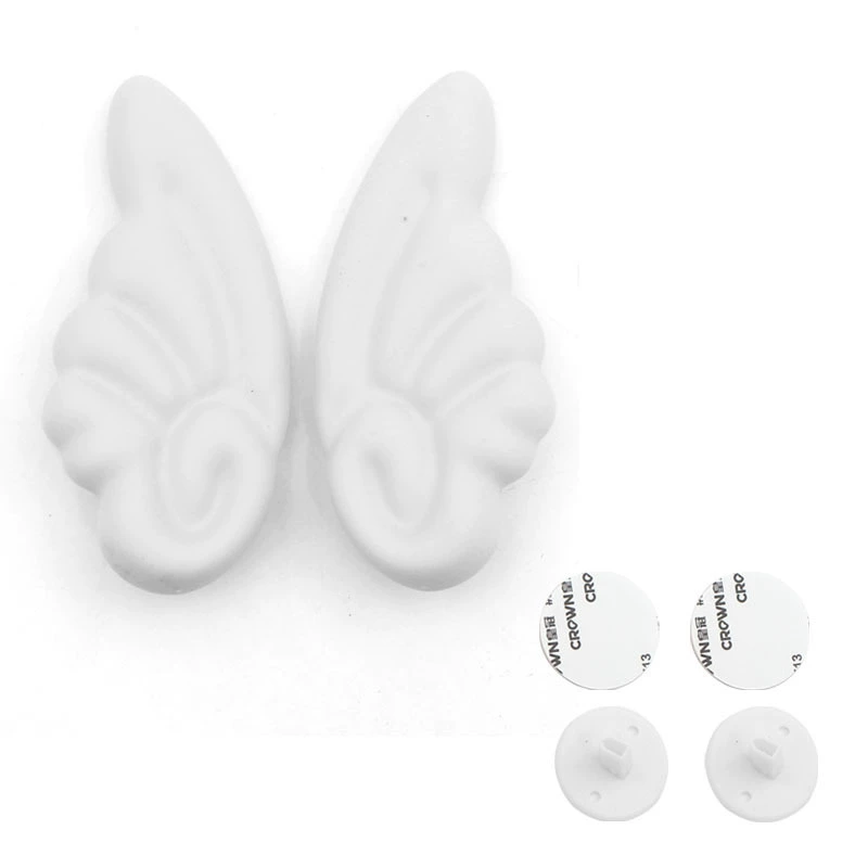 Шлем украшения маленькие крылья Ангела крыло ухо электрические аксессуары для мотоциклов Бесплатные наклейки милые индивидуальные наклейки