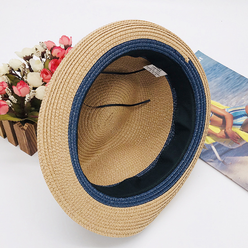 Elegant, Vacation, Simple Style Style Unisex Elegant Vacation Simple Style Multicolor Big Eaves Straw Hat