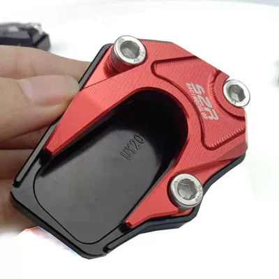 widened temple pad auxiliary – Motorcycle frame - new-red