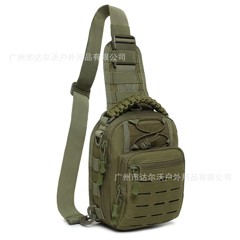 Bolso de Pecho Táctico de Tela Oxford, Impermeable y Resistente al Desgaste, para Deportes al Aire Libre image 9
