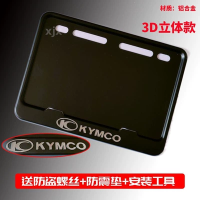 Nömrə qabı motorcycle license plate frame, matte black - guangyang3d-three-dimensional-logo-includes-shockproof-cotton-screws-installation-tools