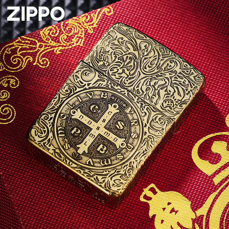 正品zippo打火机1941复刻康斯坦丁zppo煤油潮牌限量男士礼物黄铜