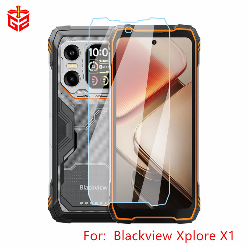Suitable for Blackview Xplore X1 Mobile Phone Tempered Glass Screen Protector, Cross-Border Accessories White Film in Stock