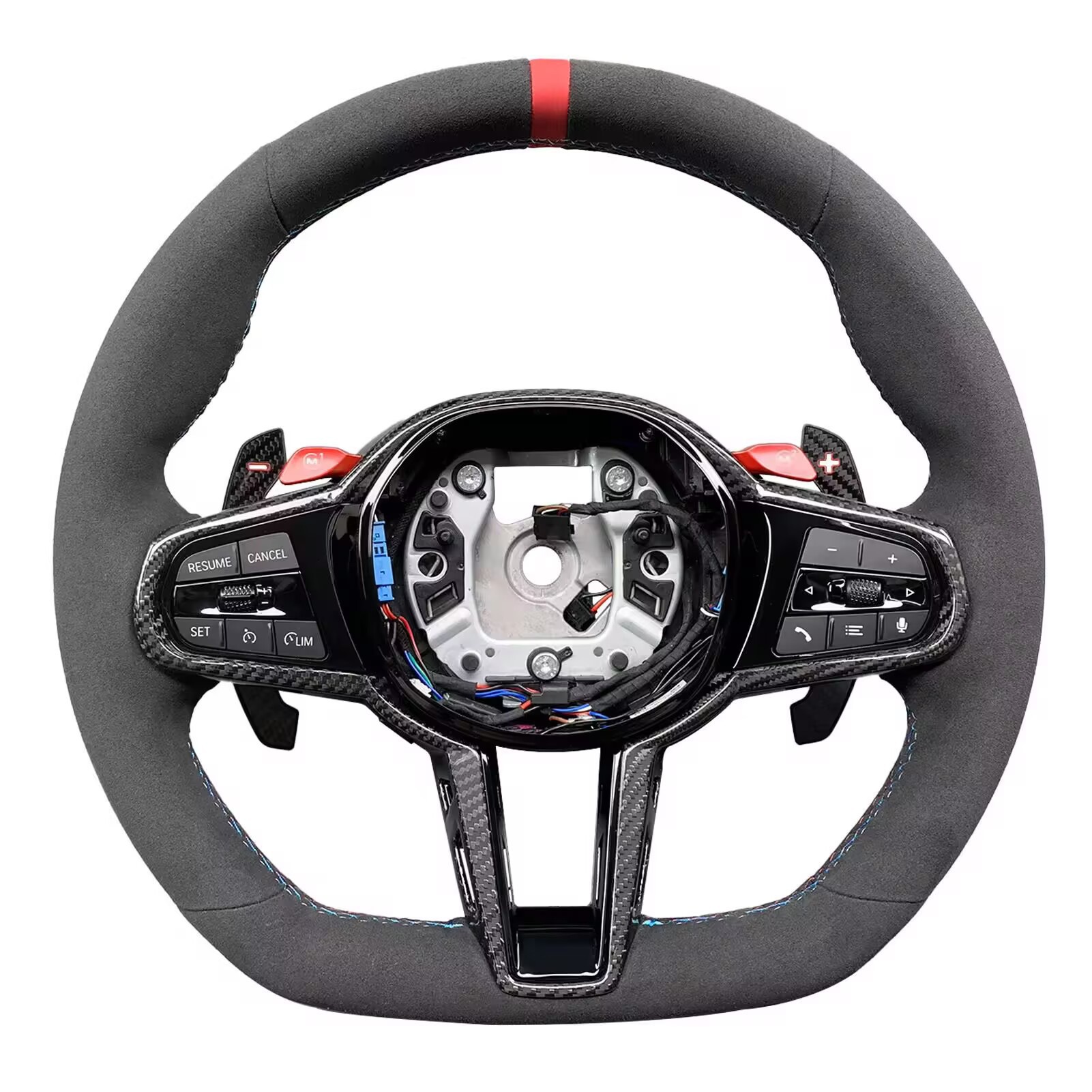Modified CS Carbon Fiber Steering Wheel for BMW F10 F15 F30 F25 F26 F01 F07 M3 M5
