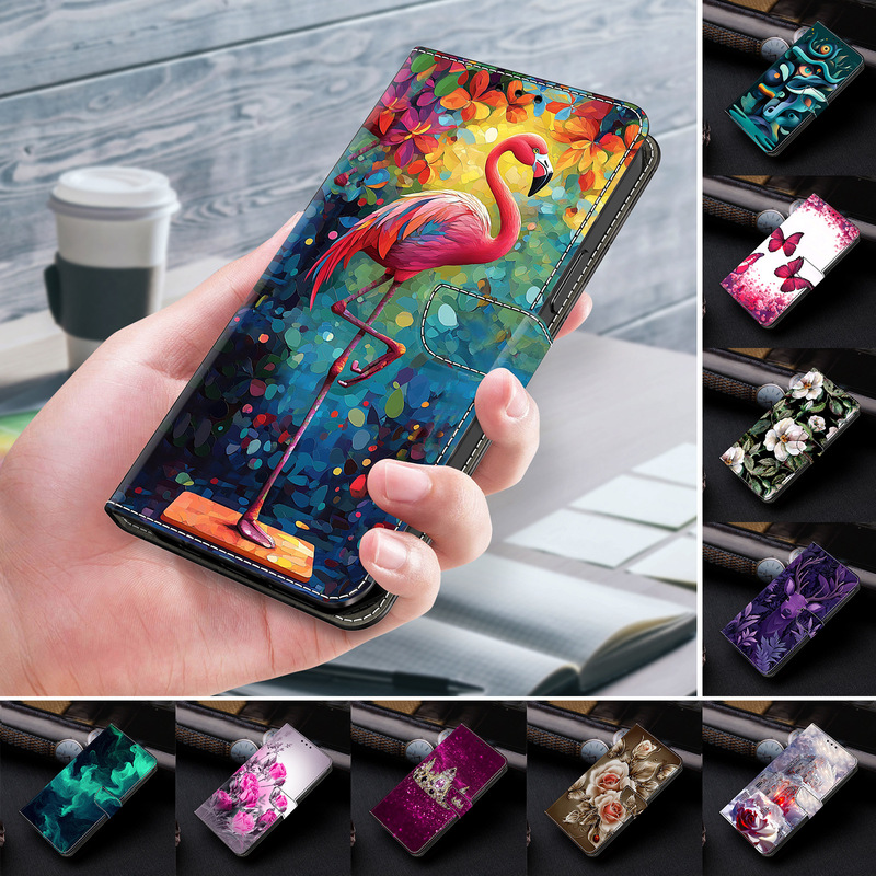 Suitable for Samsung A07 Crystal Leather Case Wallet Style New Painted A57 Flip Cover with Card Slot A36/A56 Suitable for Samsung A07 Crystal Leather Case Wallet Style New Painted A57 Flip Cover with Card Slot A36/A56