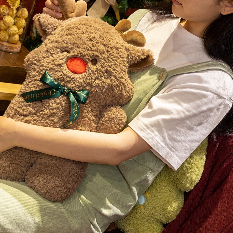 Regalos de Navidad Papá Noel árbol de Navidad vestido de vacaciones almohada para enviar amigos personalizados por mayor