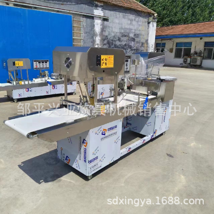 供应不锈钢全自动方馒头机 馒头房用自动馒头机