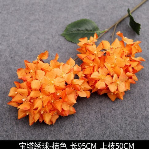 オレンジ造花結婚式結婚式会場レイアウト小道具手持ち花造花花束講堂装飾造花卸売|undefined