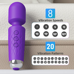 Cross-border hot AV Knight Vibrator 20-frequency 8-speed silent strong shock for women masturbation and flirting adult products