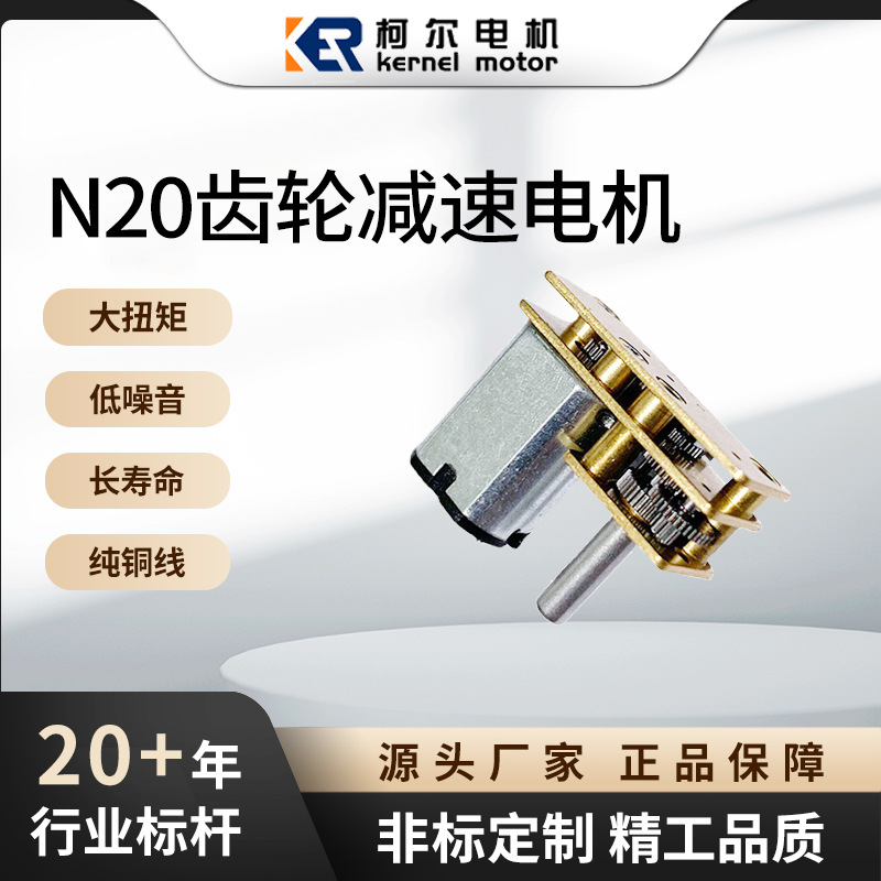 柯尔12SSTN20齿轮减速电机 微型电机 电子锁适用齿轮箱马达可订货