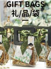 迷你透明手提袋礼品袋伴手礼生日礼物袋子口红包装礼盒礼品袋子空