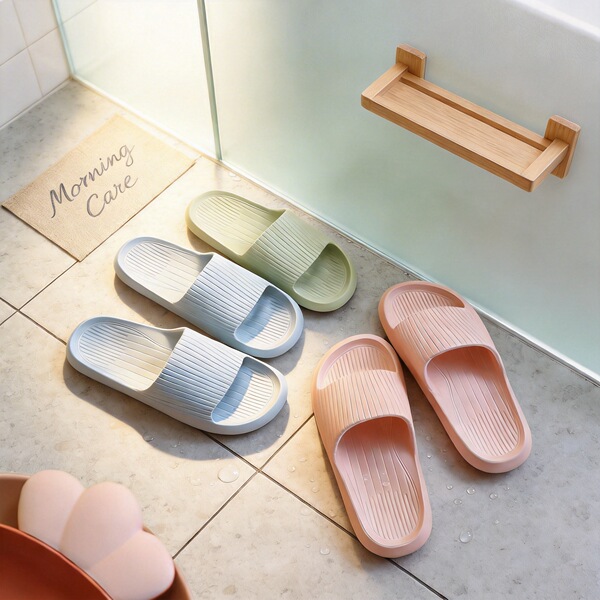 non-slip home women's slippers for bathroom