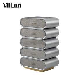 高端家具样板房别墅大户型会所豪宅欧洲进口榉木轻奢五斗柜酒店