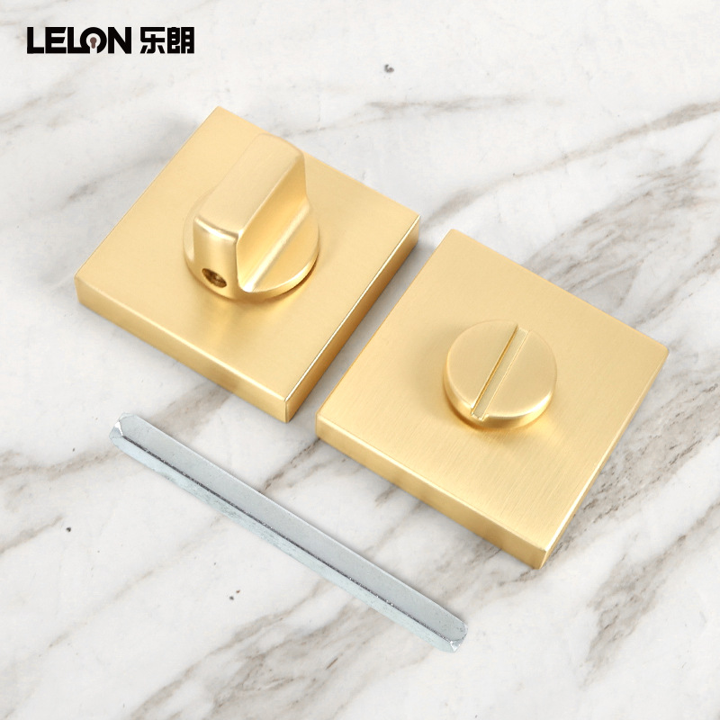 Aleación de zinc redonda cerradura de mano cerradura de mano cerradura de mano cerradura de puerta de hotel accesorios de cerradura de puerta de baño