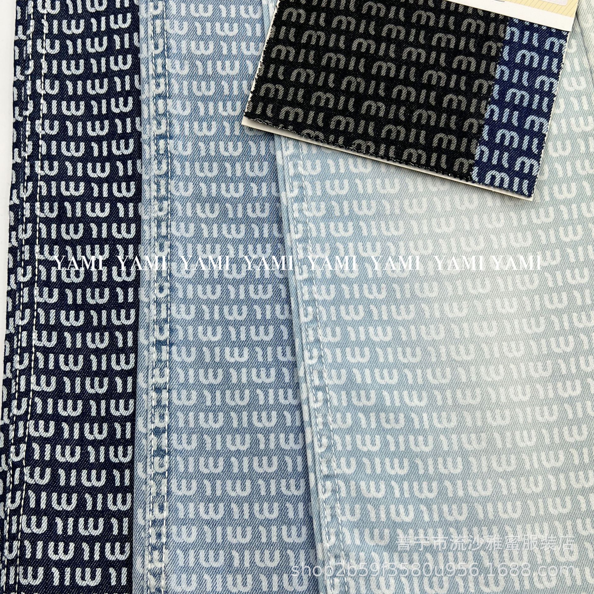 Fábrica de mezclilla al por mayor 16 Denim sarga no elástico Denim completo impreso Inglés tela de mezclilla impresa image 1