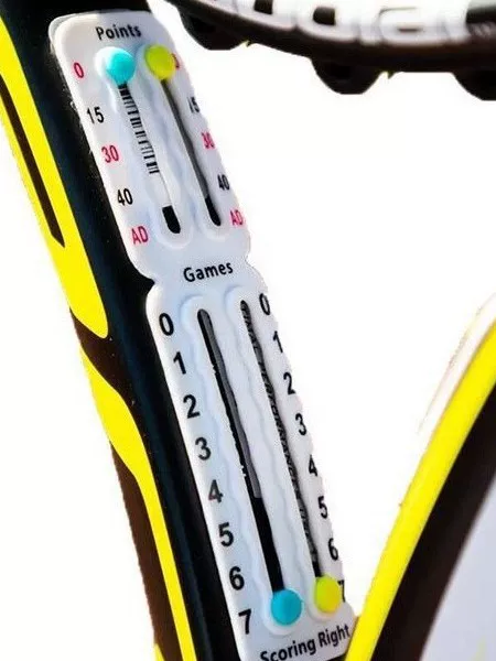 Tennis Score Counter Plastic Manual Competition Scoreboard Tennis Accessories Black and White Two-Color Yiwu Cross-Border Supply
