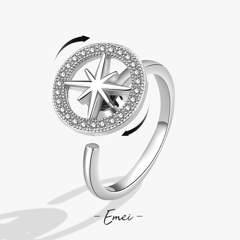 Stylish Fidget Ring For Anxiety Relief And Quiet Stress Control_voghion.com