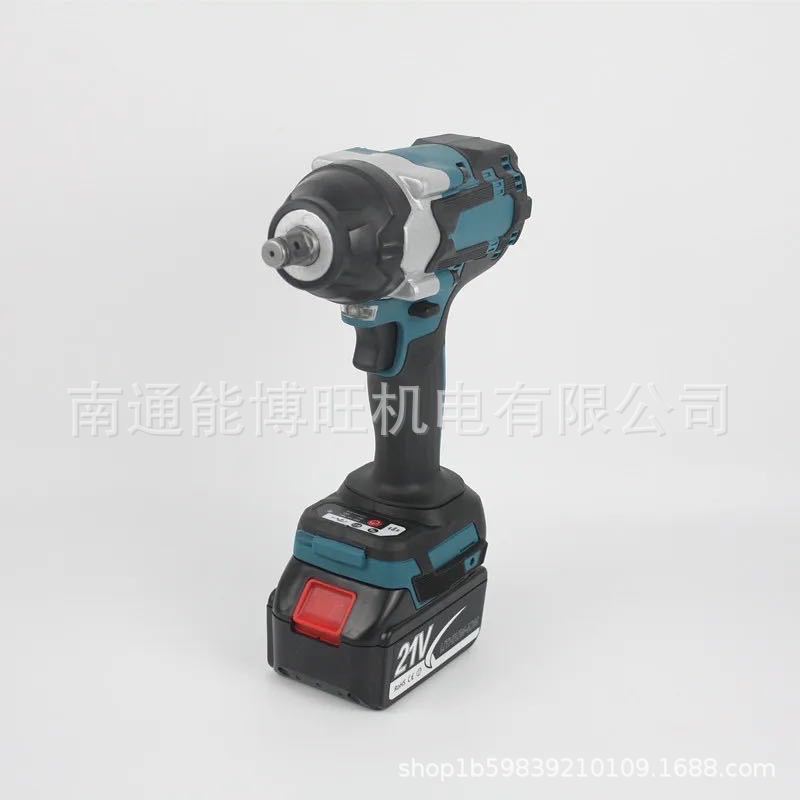 Real llave eléctrica estándar 600 torque gran torque sin escobillas pistola de aire impacto recargable rack Heavy Duty herramientas reparación automóviles